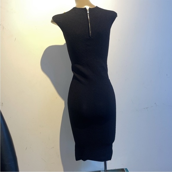 TORN BY RONNY KOBO Kikimora Bodycon Black Knit Ribbed Dress size small - Picture 5 of 6